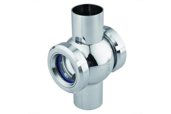 Sanitary Cross Sight Glass