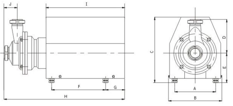 Sanitary Return Pump (Self-Priming Pump) YUY-H